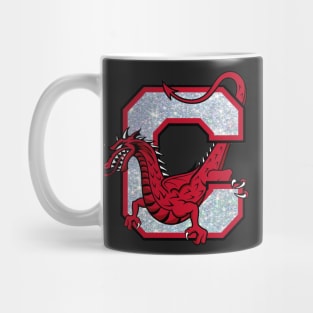 Cortland Red Dragon w/ sparkle Mug